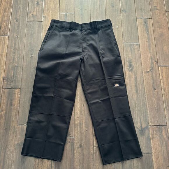 Dickies Twill Work Pants Loose Fit Straight Leg 36x27 Black NWT - Picture 1 of 4